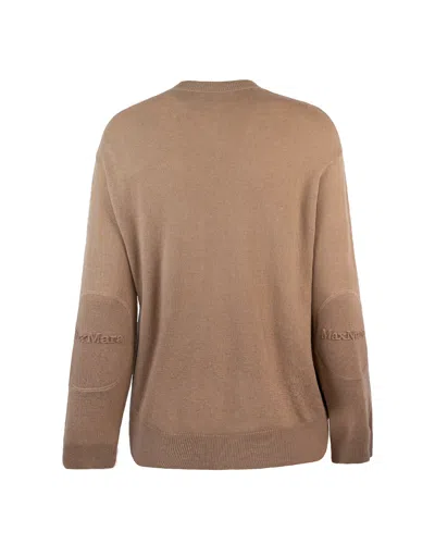 S Max Mara Eco Camel Sweater In Brown