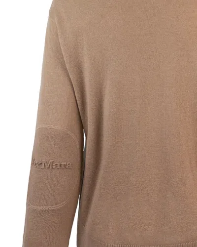 S Max Mara Eco Camel Sweater In Brown