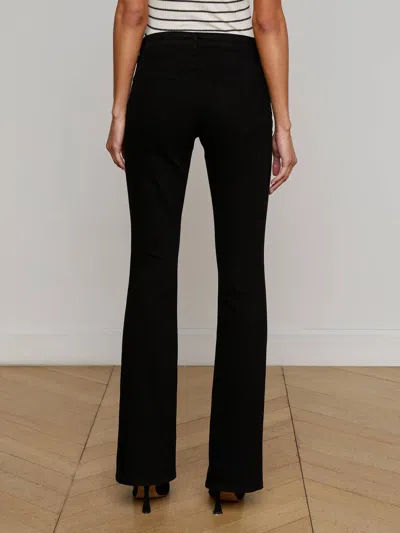 L Agence Cara Low-rise Bootcut Jean In Multi