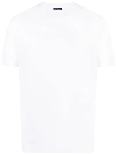 Finamore 1925 Napoli Crew-neck Cotton T-shirt In White