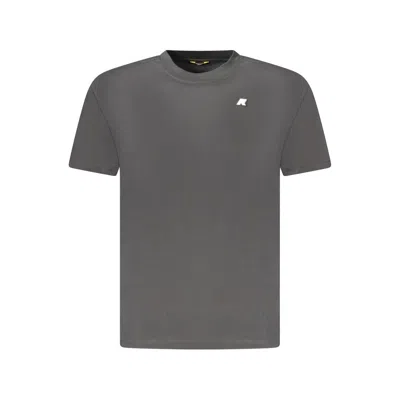 K-way Black Cotton Men T-shirt