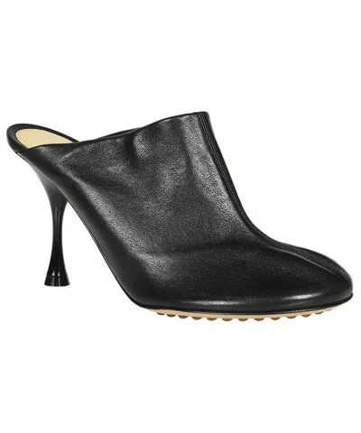 Bottega Veneta 90mm Leather Mules In Black