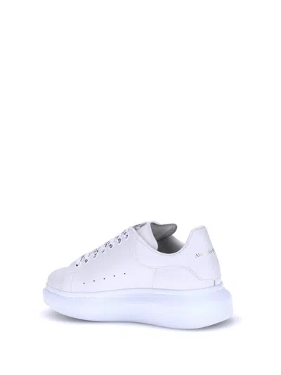 Alexander Mcqueen Leather Sneakers In White