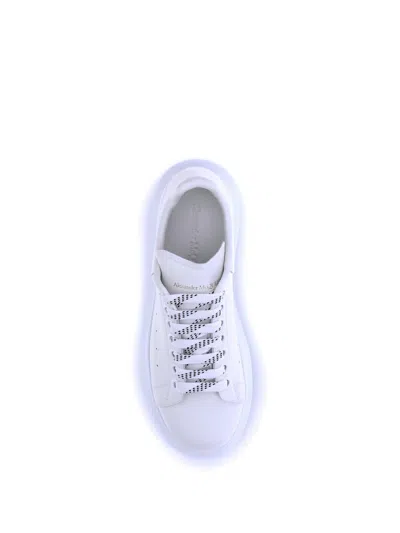 Alexander Mcqueen Leather Sneakers In White