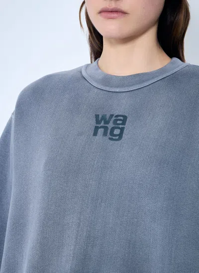 Alexander Wang Women Essential Classic Sweatshirt In Blue