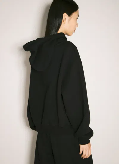 Alexander Wang Essential Terry Hoodie In Black