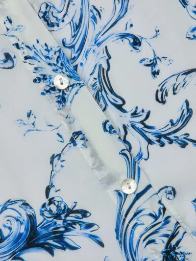 L Agence Holly Blouse In Blue