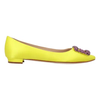 Manolo Blahnik Hangisi Ballerina Shoes