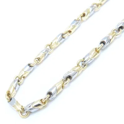 Pre-owned Bvlgari Stainless Steel Yellow Gold (18k) Necklace ()