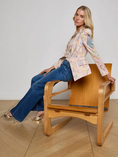 L Agence Kaisley Blazer In Multi