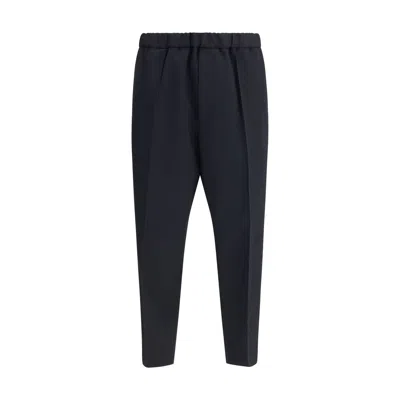Jil Sander Wool Men's Pants In Animal Print