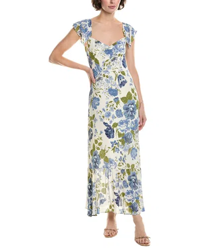 Reveriee Maxi Dress In Blue