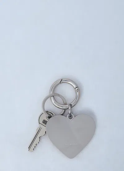 Balenciaga Men Darling Keyring In Metallic