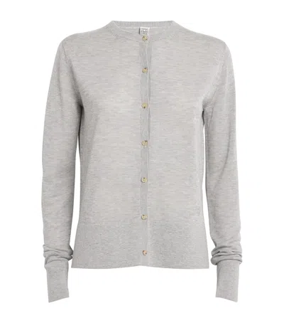 Totême Cardigan Toteme Woman Color Grey