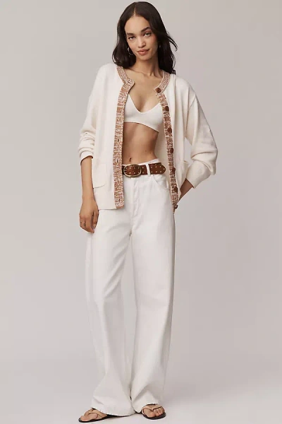 Baum Und Pferdgarten Cindie Cardigan Sweater In White