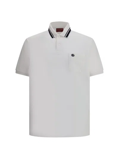 Gucci Logoed Cotton Polo Shirt With Welt Pocket