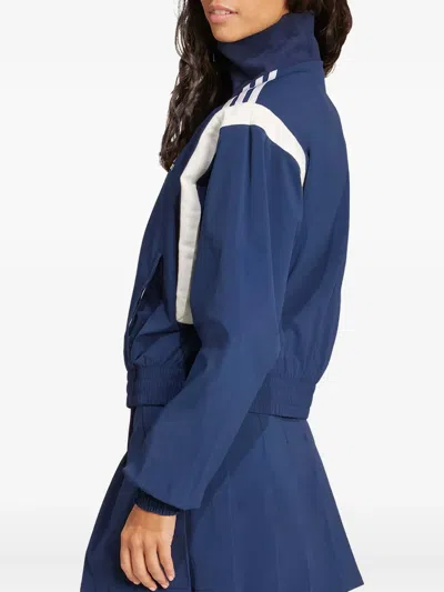 Adidas Originals Logo-print Track Top In Blue