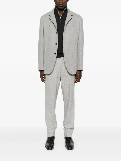 Brunello Cucinelli Cashmere High-neck Sweater In Black