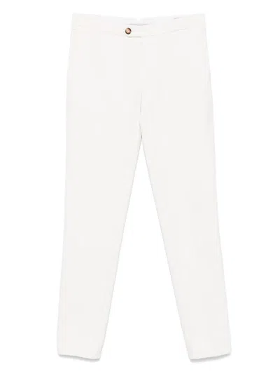 Brunello Cucinelli Dyed Pants In White