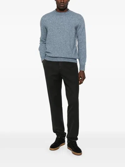 Brunello Cucinelli Tailored Black Trousers With Classic Waistband In Black