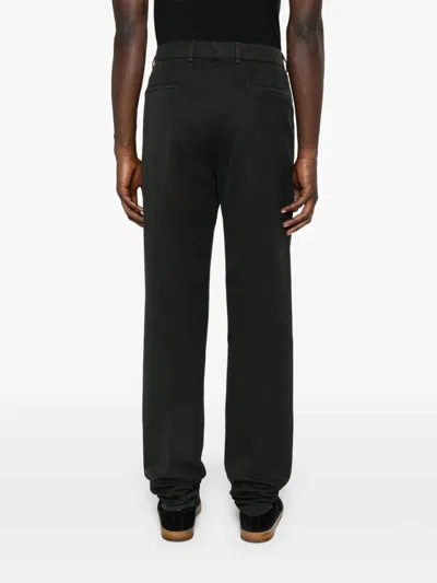 Brunello Cucinelli Tailored Black Trousers With Classic Waistband In Black