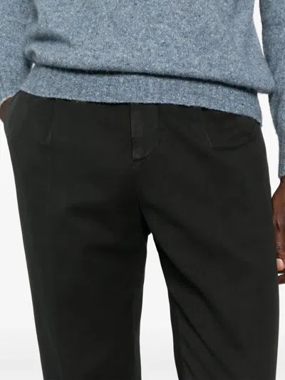 Brunello Cucinelli Tailored Black Trousers With Classic Waistband In Black