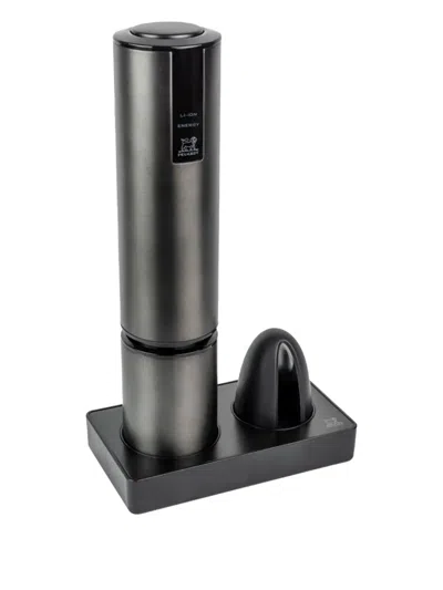 Peugeot Stainless Steel Electric Corkscrew In Black