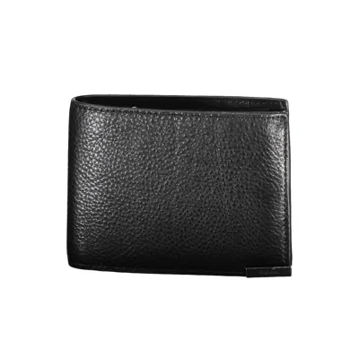 Calvin Klein Sleek Black Rfid Blocking Wallet In Brown