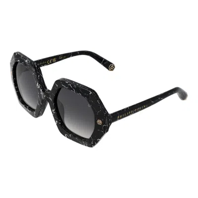 Philipp Plein Black Women Sunglasses In Black
