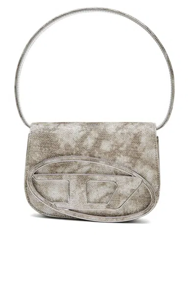 Diesel Textured Finish Shoulder Bag In Multi