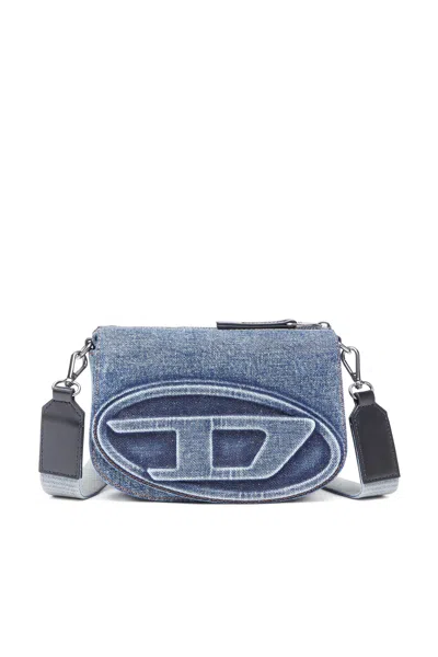 Diesel Camera Bag In Solarised Denim