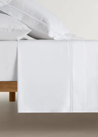 Mango Home Cotton Percale Top Sheet With Inserts For 90 Cm Bed
