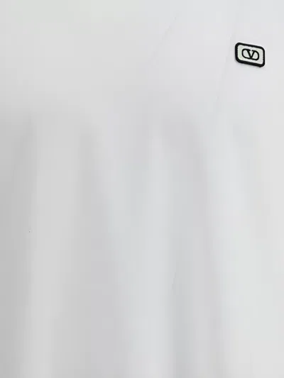 Valentino Vlogo Patch T-shirt With In White