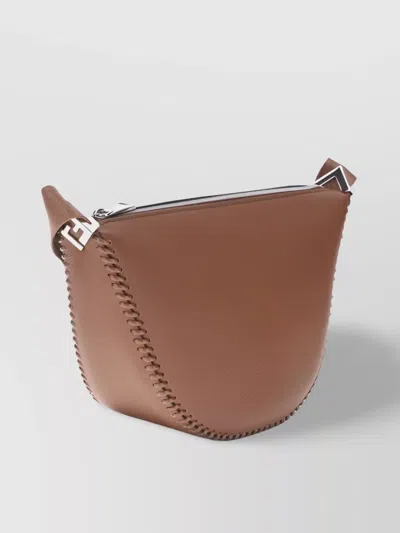 Fendi Men Melon Small Shoulder Bag In Blue