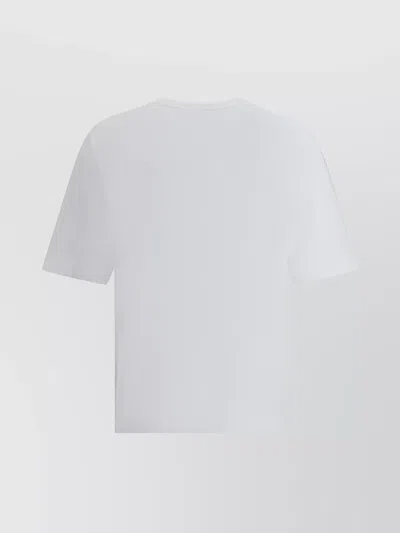 Dsquared2 Graphic Logo Cotton T-shirt In White