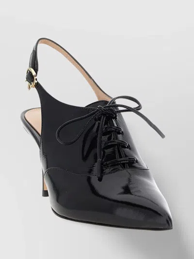 Gianvito Rossi Veronica Pointed Toe Slingback Pumps In Black