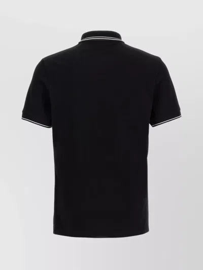 Stone Island Polo Shirt In Black