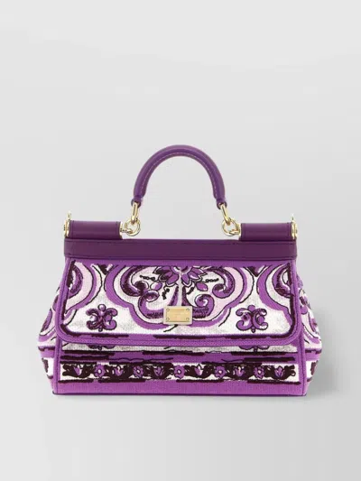 Dolce & Gabbana Small Sicily Handbag Detachable Strap