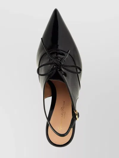 Gianvito Rossi Veronica Pointed Toe Slingback Pumps In Black