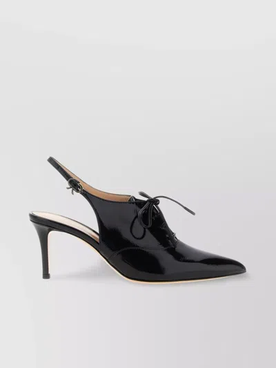 Gianvito Rossi Veronica Pointed Toe Slingback Pumps In Black