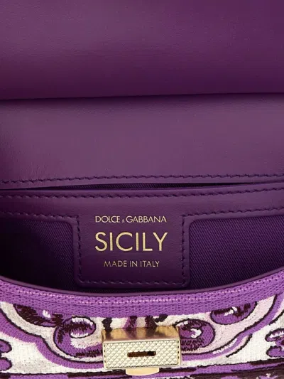Dolce & Gabbana Small Sicily Handbag Detachable Strap