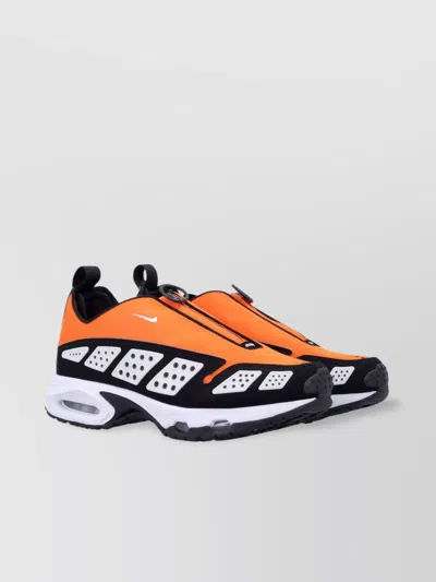 Nike Retro Mesh Sneakers With Durable Rubber Outsole In Orange