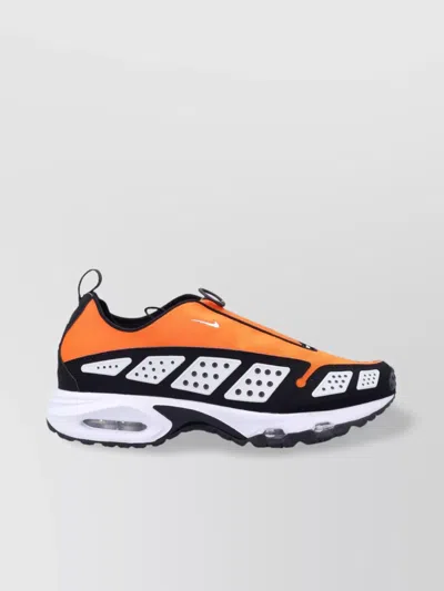 Nike Retro Mesh Sneakers With Durable Rubber Outsole In Orange