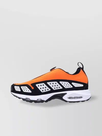 Nike Retro Mesh Sneakers With Durable Rubber Outsole In Orange