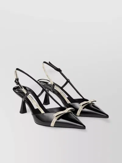 Jimmy Choo Leather Camila Pumps Glossy Finish