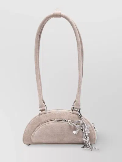 Self-portrait Self Portrait Suede Mini Shoulder Bag