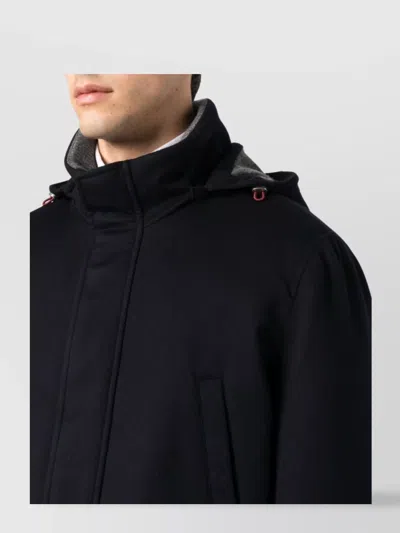 Brunello Cucinelli Men Cashmere Parka Coat In Black