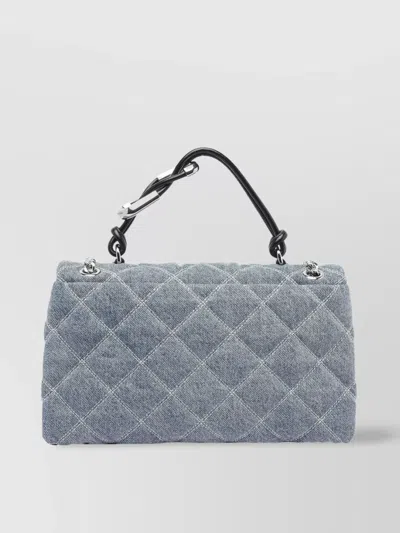 Marc Jacobs The Quilted Denim Dual Medium Shoulder Bag