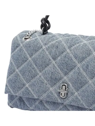 Marc Jacobs The Quilted Denim Dual Medium Shoulder Bag