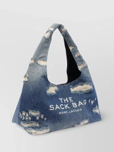 Marc Jacobs Denim Sack Slouchy Top Handle Bag